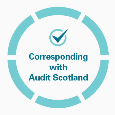 corresponding with Audit Scotland