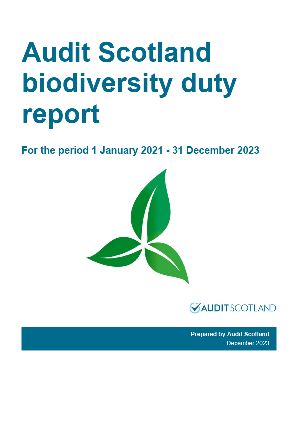 View Audit Scotland biodiversity duty report