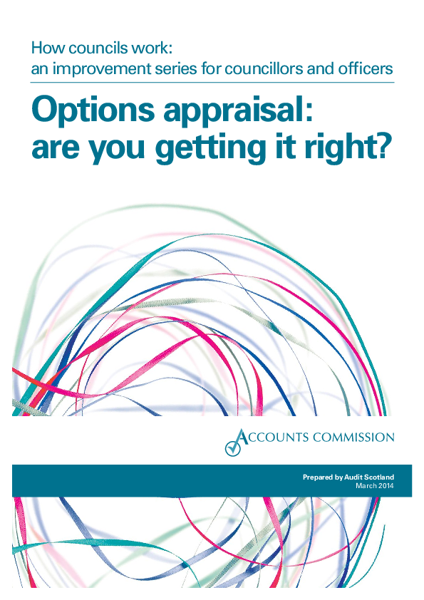 Options appraisal: are you getting it right?