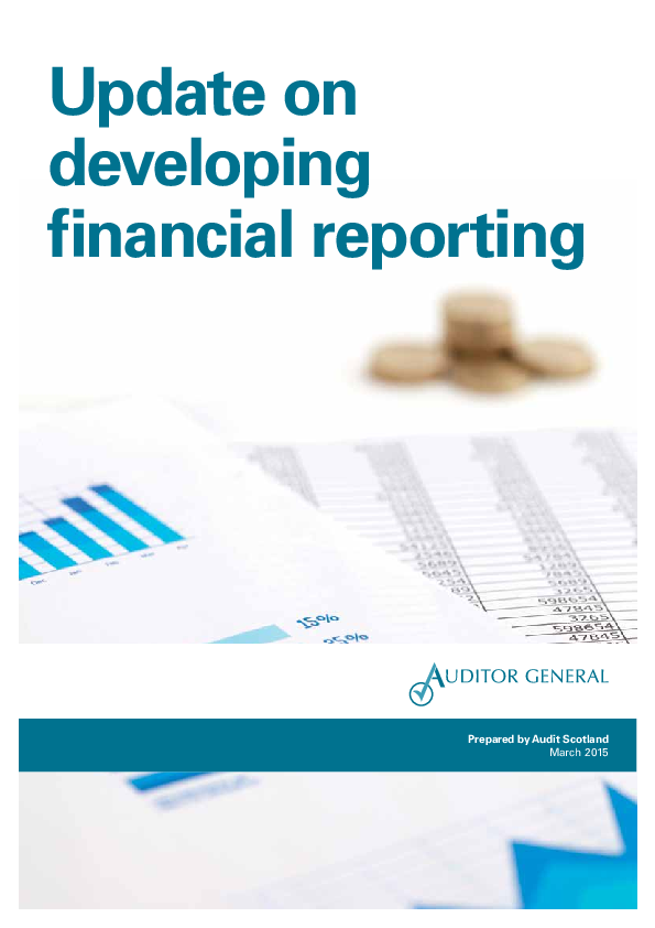 Update on developing financial reporting