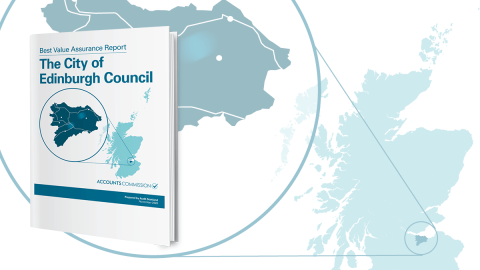 The City of Edinburgh Council report cover and map of Scotland
