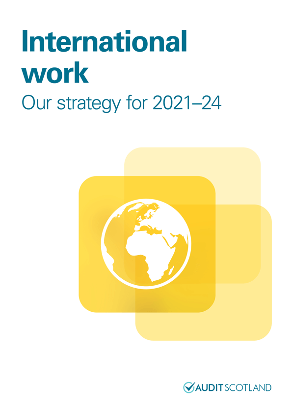 Publication cover: International work: Our strategy for 2021-24