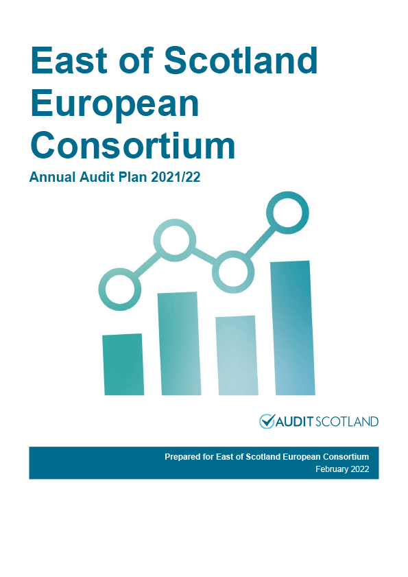 Publication cover: East of Scotland European Consortium annual audit plan 2021/22