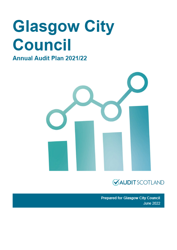 Publication cover: Glasgow City Council annual audit plan 2021/22