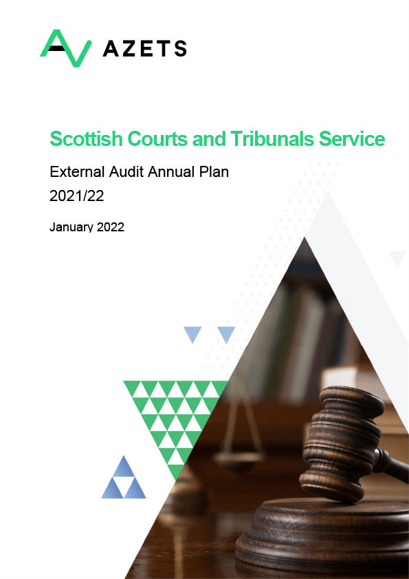 Publication cover: Scottish Courts and Tribunals Service annual audit plan 2021/22