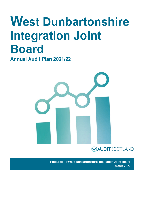 Publication cover: West Dunbartonshire Integration Joint Board annual audit plan 2021/22