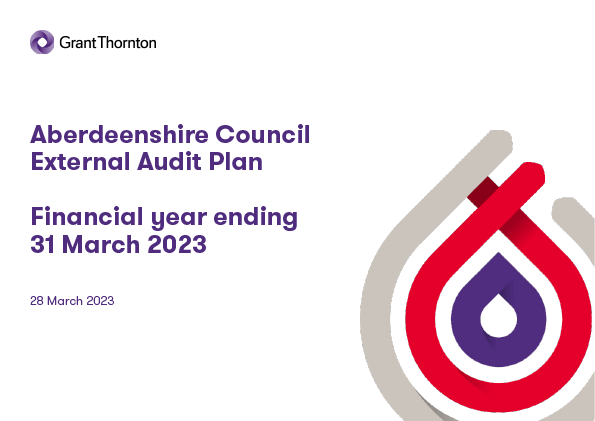 Publication cover: Aberdeenshire Council annual audit plan 2022/23