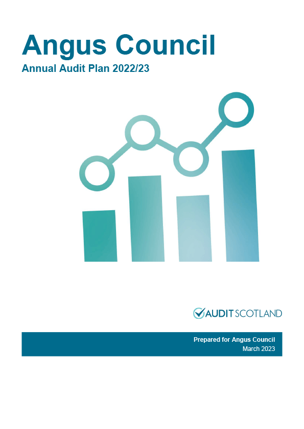 Publication cover: Angus Council annual audit plan 2022/23