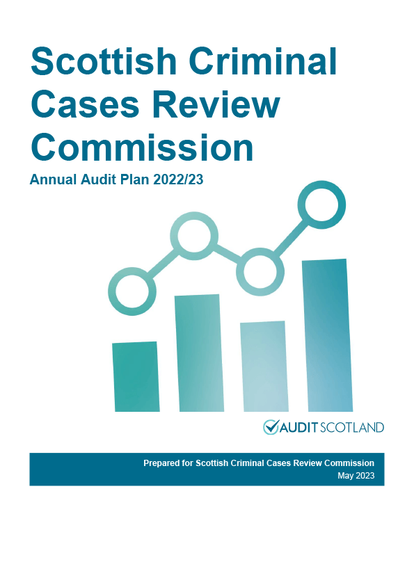 Publication cover: Scottish Criminal Cases Review Commission annual audit plan 2022/23