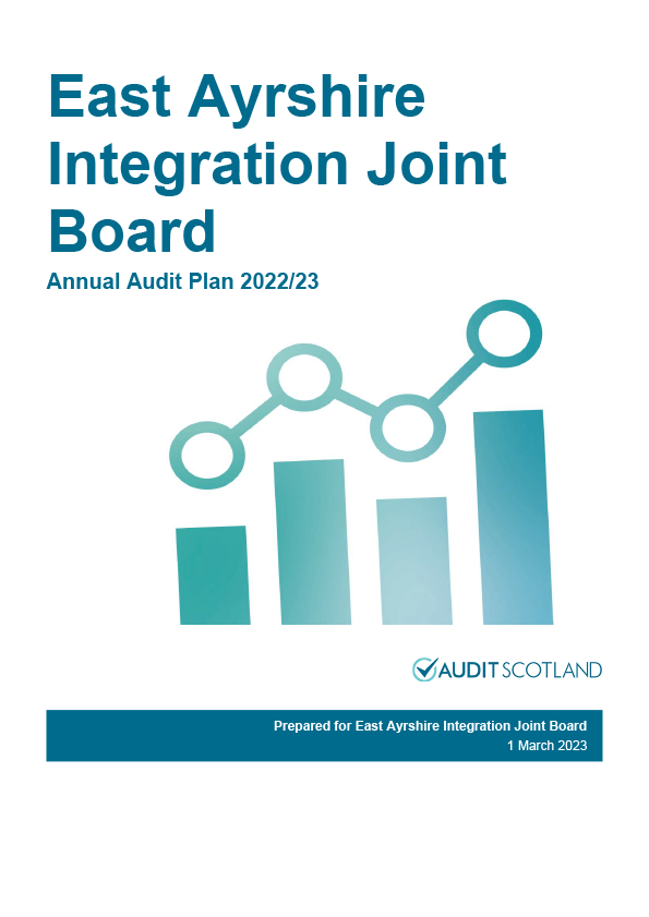 Publication cover: East Ayrshire Integration Joint Board annual audit plan 2022/23