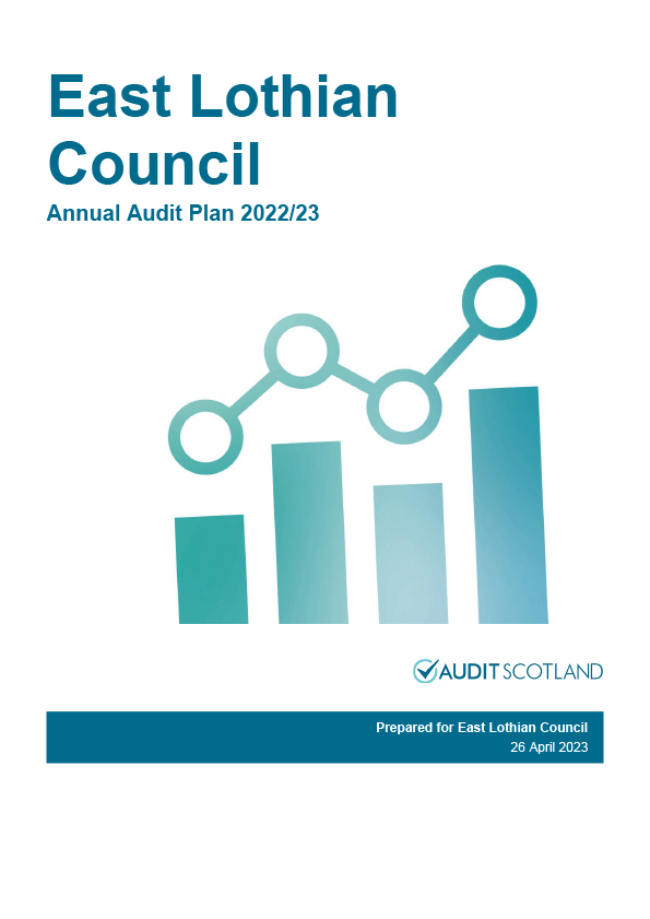 Publication cover: East Lothian Council annual audit plan 2022/23