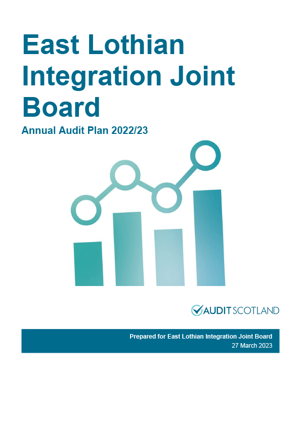 Publication cover: East Lothian Integration Joint Board annual audit plan 2022/23