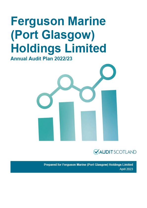 Publication cover: Ferguson Marine Port Glasgow annual audit plan 2022/23