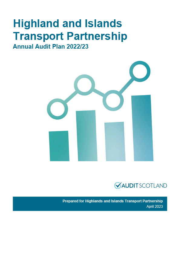 Publication cover: Highlands and Islands Transport Partnership annual audit plan 2022/23