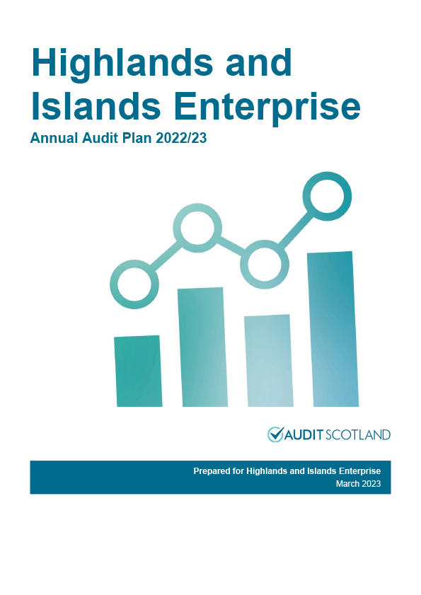 Publication cover: Highlands and Islands Enterprise annual audit plan 2022/23