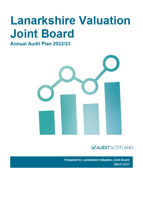 Publication cover: Lanarkshire Valuation Joint Board annual audit plan 2022/23