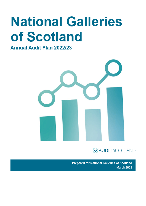 Publication cover: National Galleries of Scotland annual audit plan 2022/23