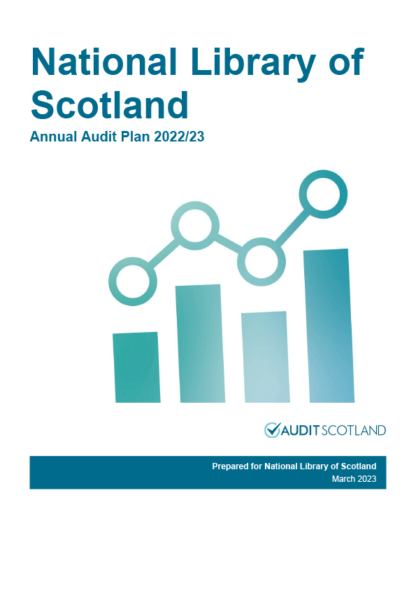 Publication cover: National Library of Scotland annual audit plan 2022/23