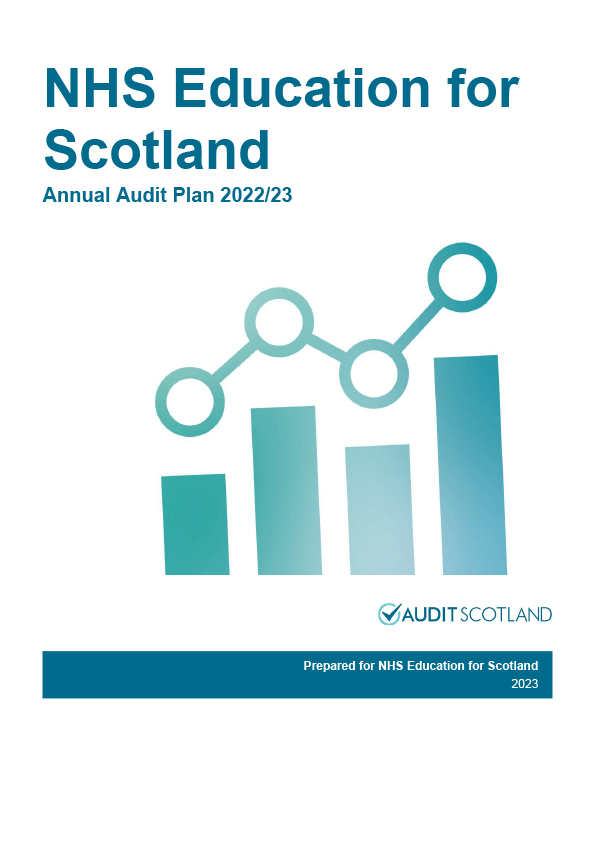 Publication cover: NHS Education for Scotland annual audit plan 2022/23