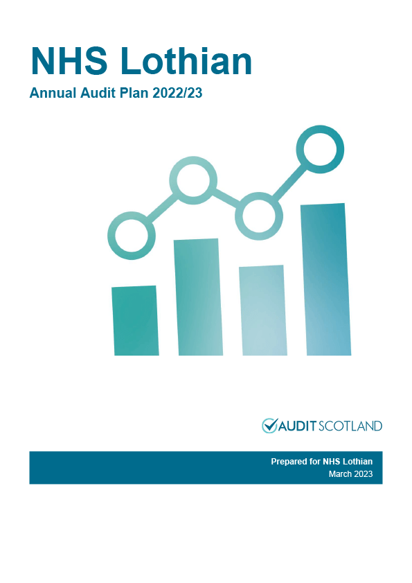 Publication cover: NHS Lothian annual audit plan 2022/23