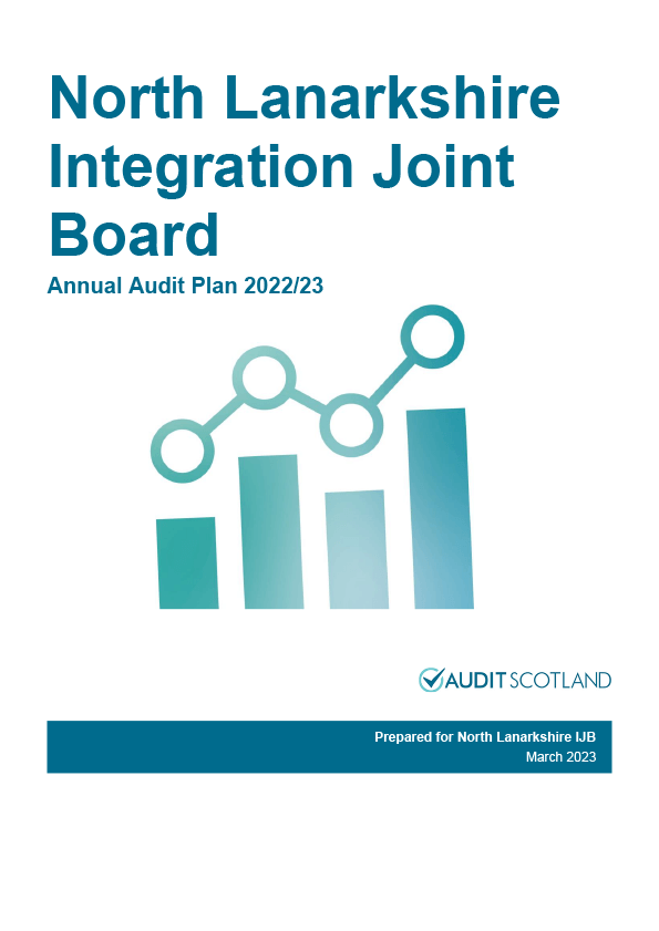 Publication cover: North Lanarkshire Integration Joint Board annual audit plan 2022/23