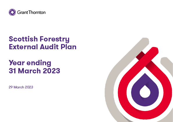 Publication cover: Scottish Forestry annual audit plan 2022/23