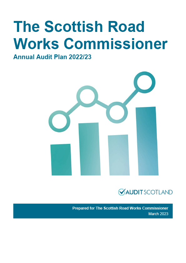 Publication cover: Scottish Road Works Commissioner annual audit plan 2022/23