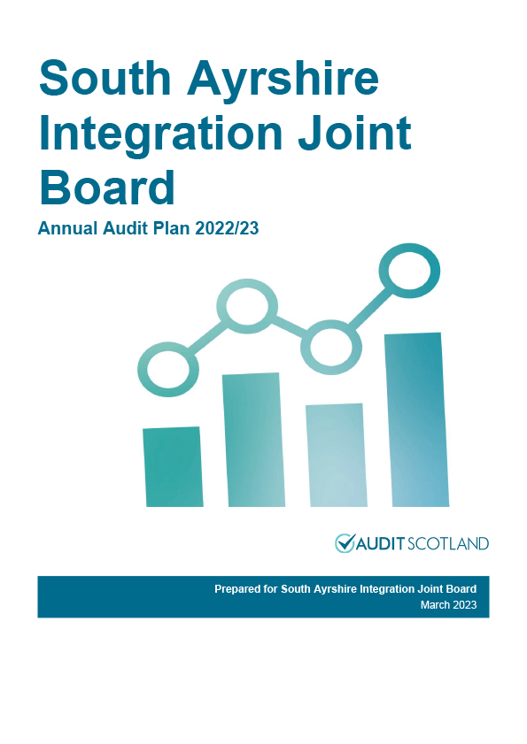 Publication cover: South Ayrshire Integration Joint Board annual audit plan 2022/23