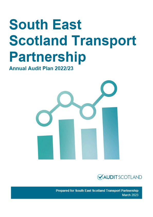 Publication cover: South East of Scotland Transport Partnership annual audit plan 2022/23