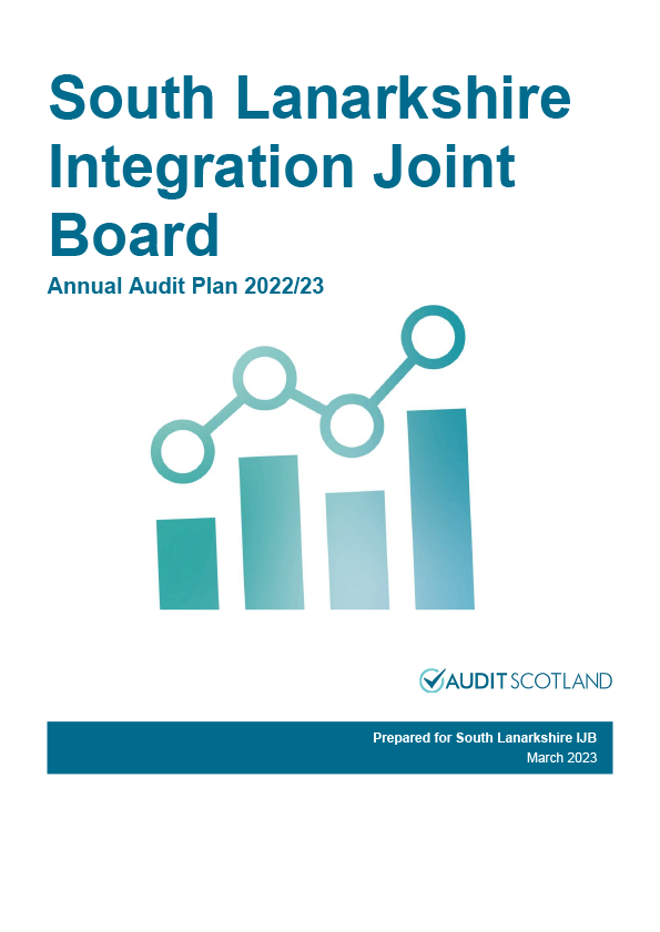 Publication cover: South Lanarkshire Integration Joint Board annual audit plan 2022/23