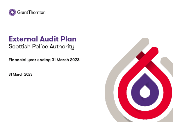 Publication cover: Scottish Police Authority annual audit plan 2022/23