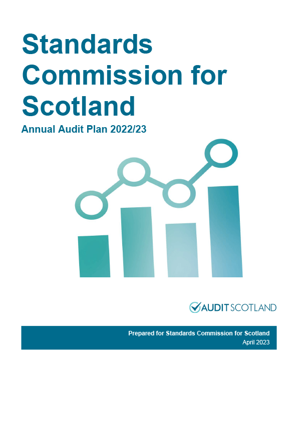 Publication cover: Standards Commission for Scotland annual audit plan 2022/23
