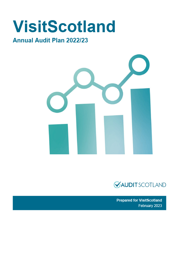 Publication cover: VisitScotland annual audit plan 2022/23