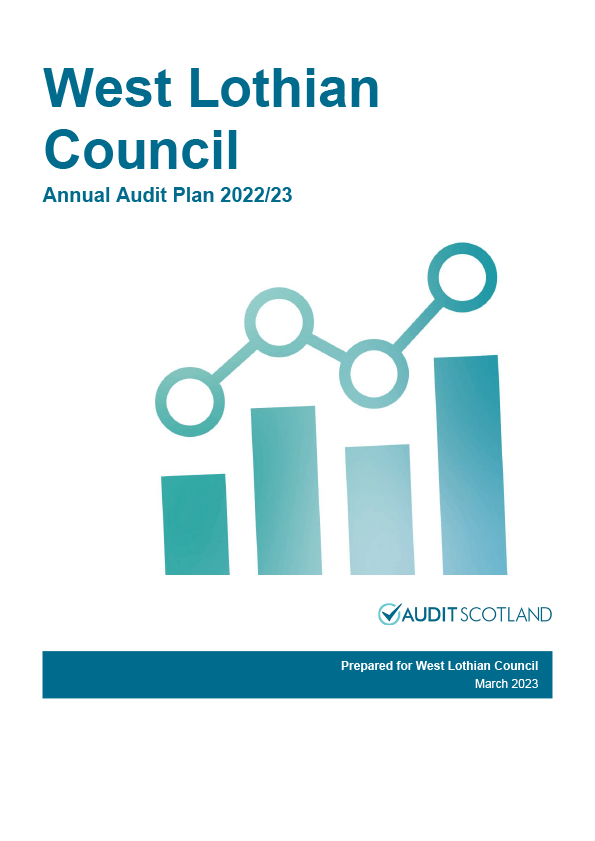 Publication cover: West Lothian Council annual audit plan 2022/23