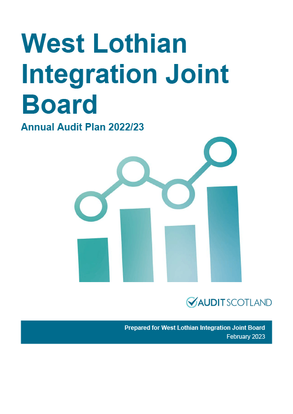 Publication cover: West Lothian Integration Joint Board annual audit plan 2022/23