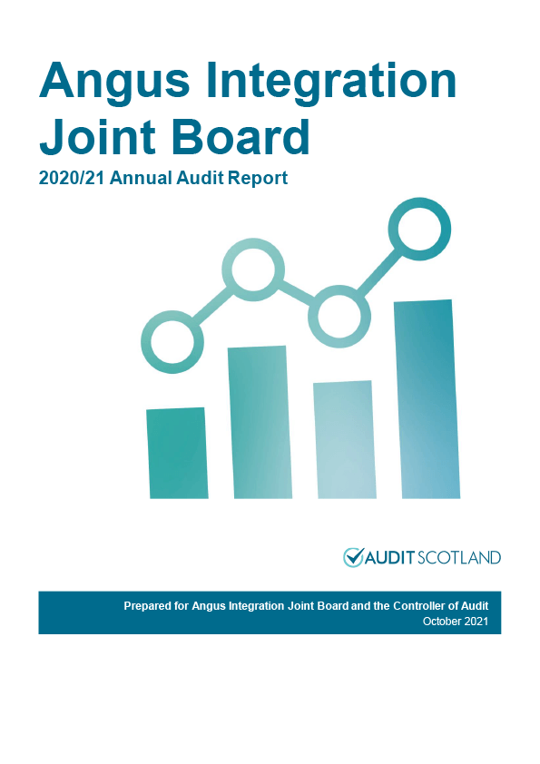Publication cover: Angus Integration Joint Board annual audit 2020/21 