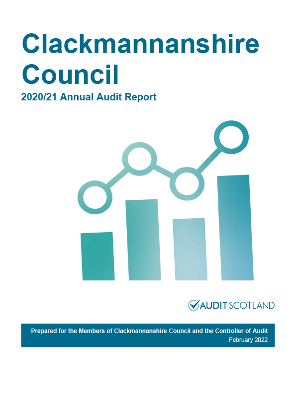 Publication cover: Clackmannanshire Council annual audit 2020/21