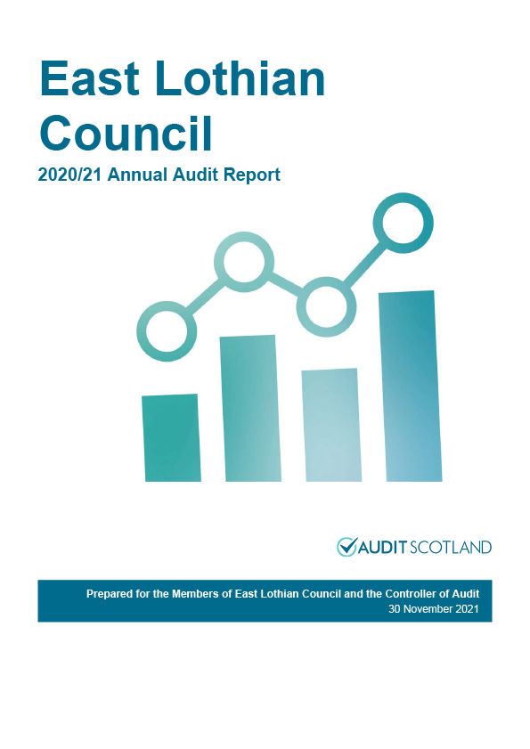 Publication cover: East Lothian Council annual audit 2020/21 