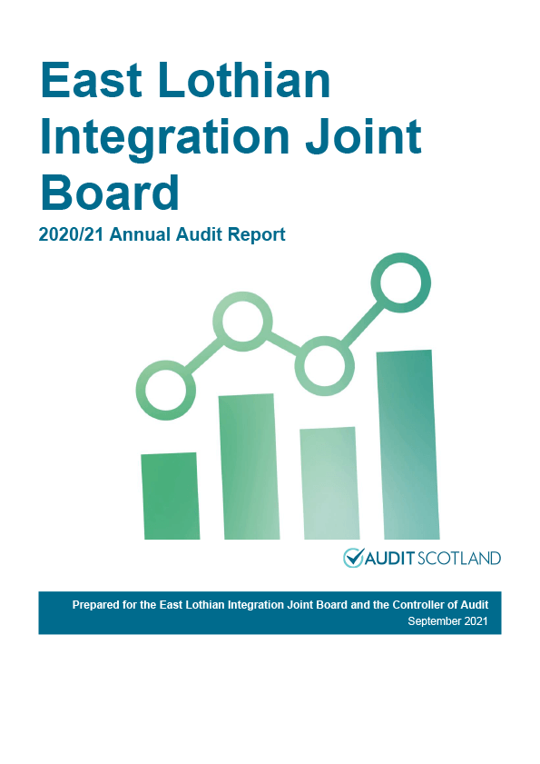 Publication cover: East Lothian Integration Joint Board annual audit 2020/21 