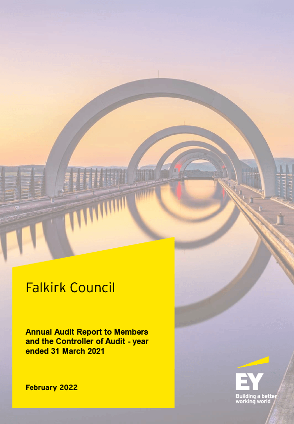Publication cover: Falkirk Council annual audit 2020/21 