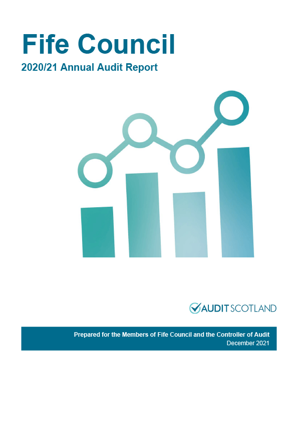 Publication cover: Fife Council annual audit 2020/21 