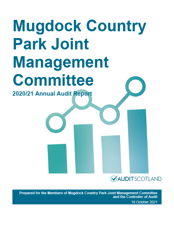 Publication cover: Mugdock Country Park Joint Management Committee annual audit 2020/21 