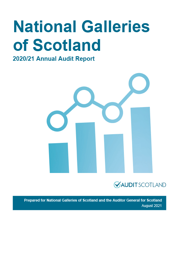 Publication cover: National Galleries of Scotland annual audit 2020/21 