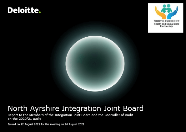 Publication cover: North Ayrshire Integration Joint Board annual audit 2020/21 