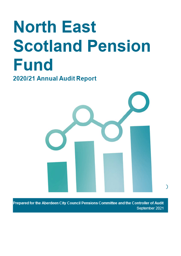 Publication cover: North East Scotland Pension Fund annual audit 2020/21 