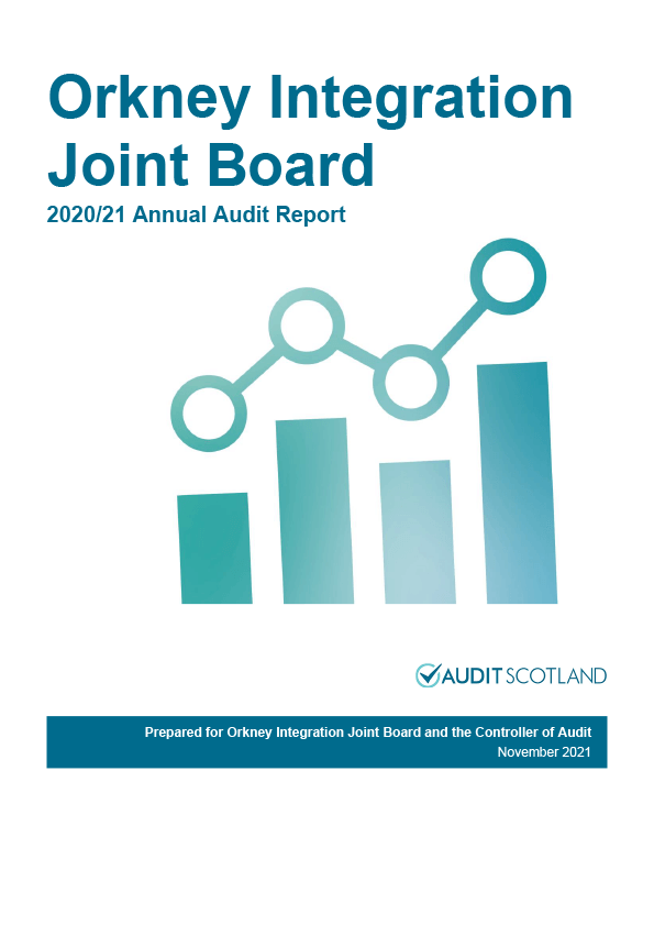 Publication cover: Orkney Integration Joint Board annual audit 2020/21 