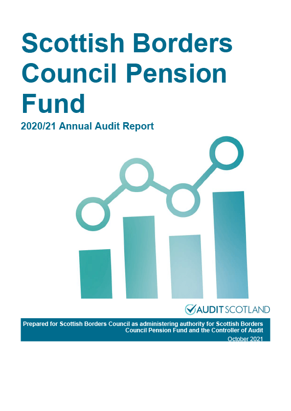 Publication cover: Scottish Borders Council Pension Fund annual audit 2020/21 