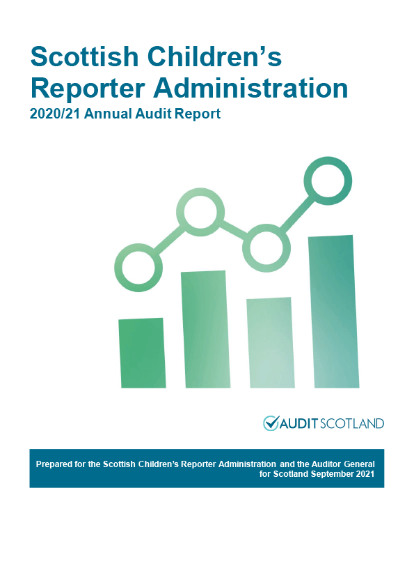 Publication cover: Scottish Children's Reporter Administration annual audit 2020/21 