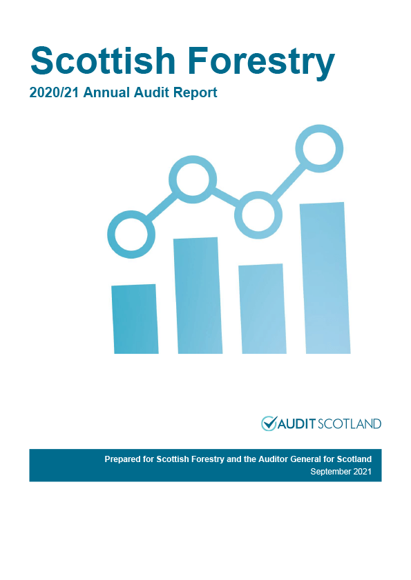 Publication cover: Scottish Forestry annual audit 2020/21 
