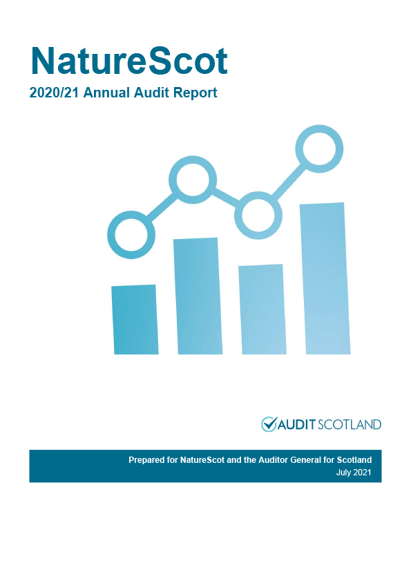 Publication cover: Scottish Natural Heritage annual audit 2020/21 